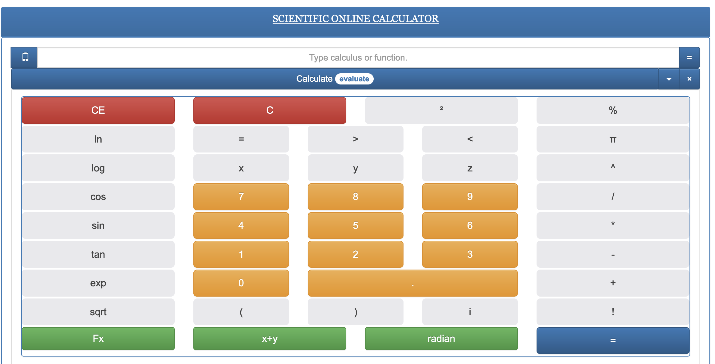 Wissenschaftlicher Taschenrechner, solumaths